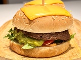 Burger Mexicain au Guacamole et Cheddar Fondant
