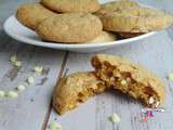 Cookies au praliné et pépites blanches