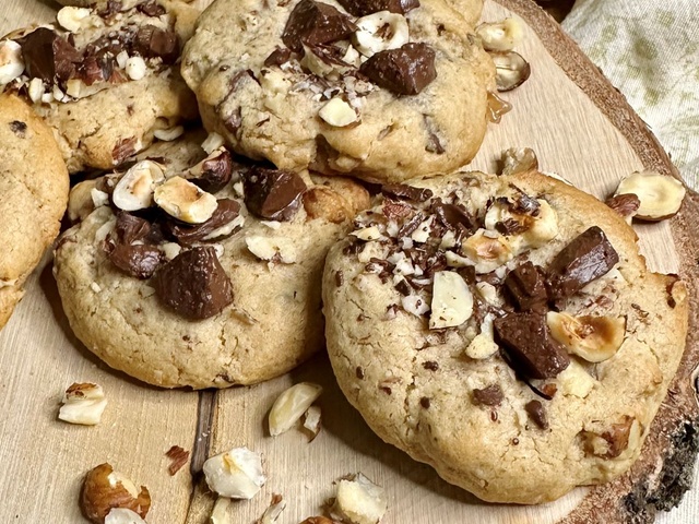 Biscuits au cacao et farine de châtaignes - Un déjeuner de soleil