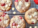 Cookies fraise chocolat blanc