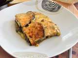 Gratin d'aubergine et courgette au pesto