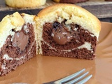 Muffin marbré coeur Nutella