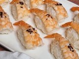 Nigiri sushi crevette