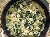One pot orzo poulet épinards