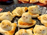 Petits fantômes feuilletés aux saucisses – recette Halloween