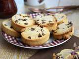 Sablés à la farine de châtaigne, noisette et chocolat