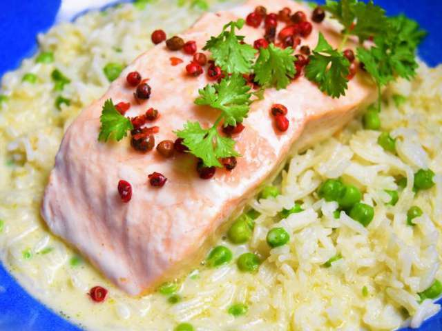 Recettes de Saumon et Riz