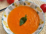 Soupe à la tomate et Boursin