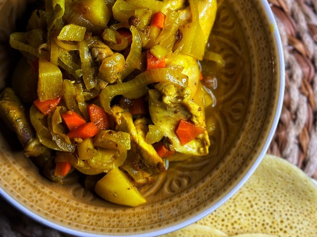 Recettes de Poulet aux légumes de Yumelise