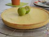 Tarte au citron vert façon cheesecake