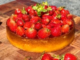 Tarte aux fraises pâtissière