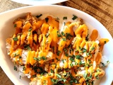 Tasty Crousty maison : riz, poulet croustillant et sauce fromagère