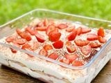 Tiramisu aux fraises