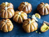 Petits pains citrouille d’Halloween