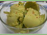 Crème glacée à la pistache (sans sorbetière)