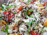 Jolie salade d'été au quinoa