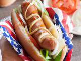 Hot dog américain