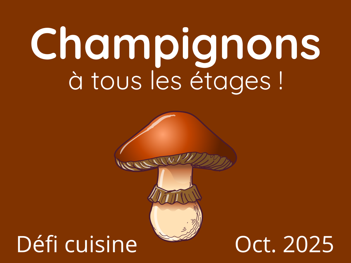 Champignons à tous les étages !