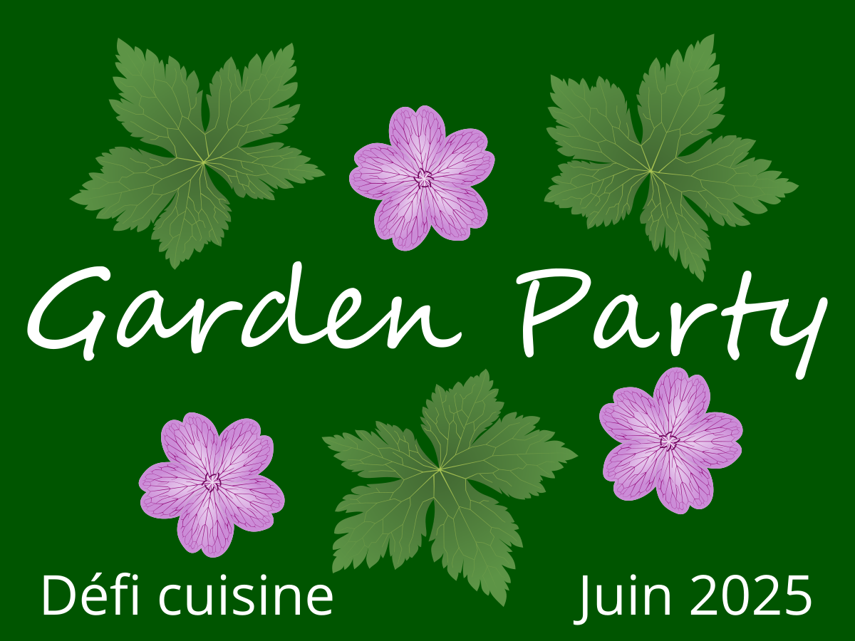 Défi Garden Party - Un buffet en extérieur