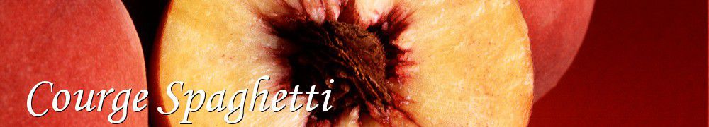 Recettes de Courge Spaghetti