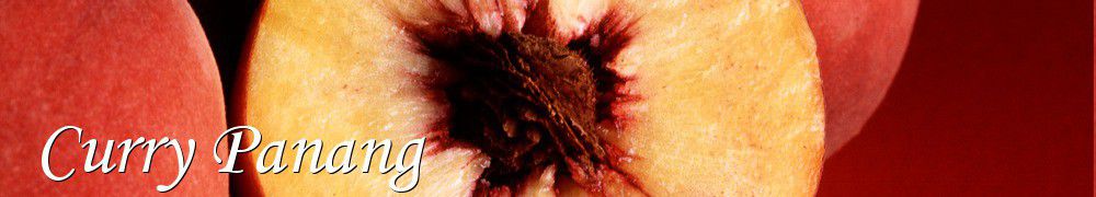 Recettes de Curry Panang