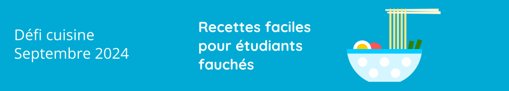 Recettes de Defi Etudiants Fauches