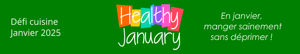 Recettes de Defi Healthy January