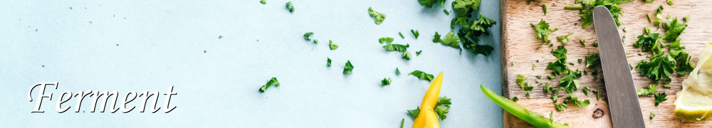 Recettes de Ferment