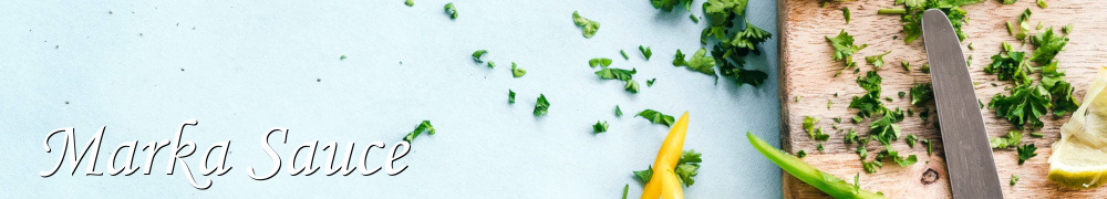 Recettes de Marka Sauce