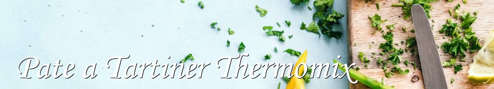 Recettes de Pate a Tartiner Thermomix