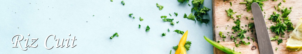 Recettes de Riz Cuit